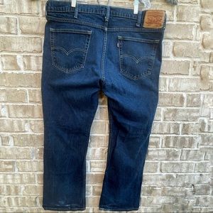 Levi's Men's 527 Slim Bootcut Fit Jeans 42x30 Dark Wash